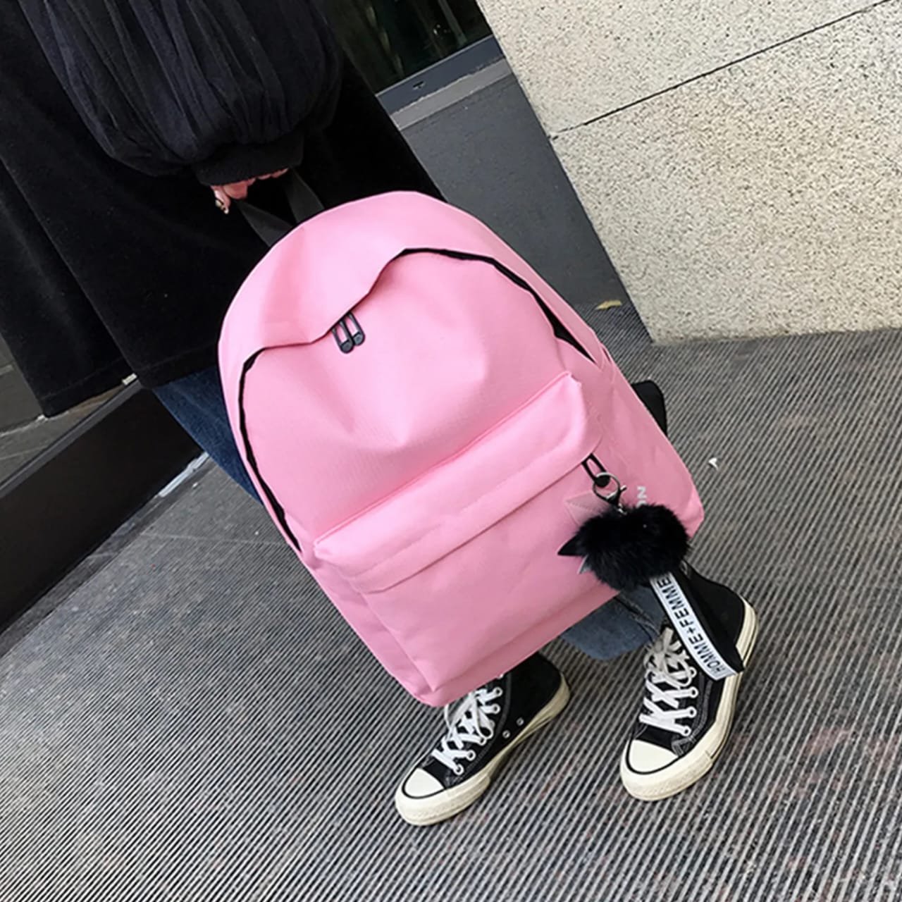 Felly Canvas Korean Backpack